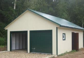 Проект гаража с баней под одной крышей