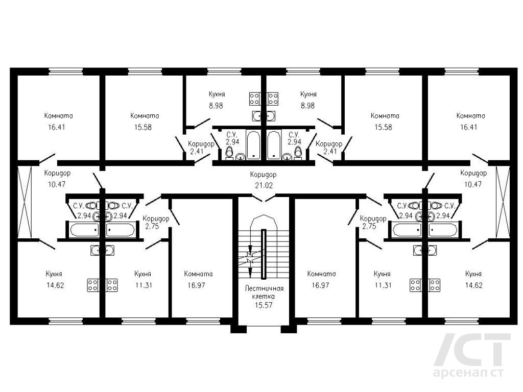 Планировки многоквартирных домов: Типовые серии домов | Advance realty —  SkAlice.ru | Всё о ремонте и дизайне интерьера