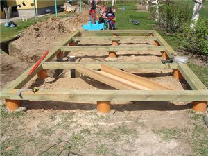 Виды и характеристики фундаментов для строительства бани