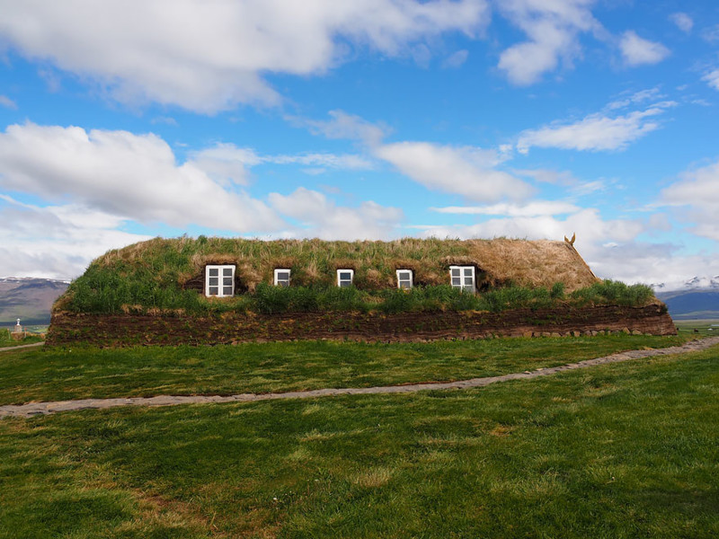 Исландия дом, крыша, озеленение, скандинавия