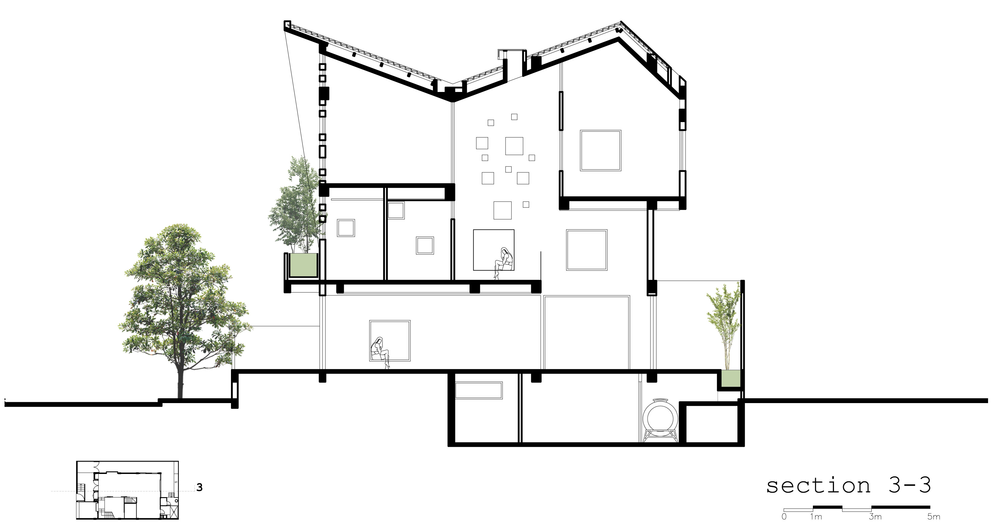 План схема частного дома 2H House