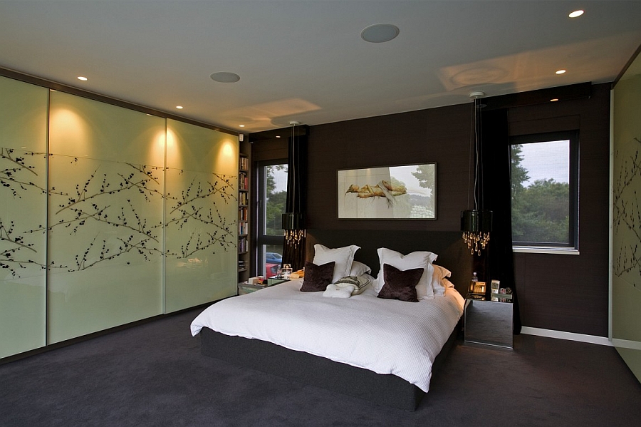 Дизайн интерьера спальни дома Millbrae Residence в Лондоне