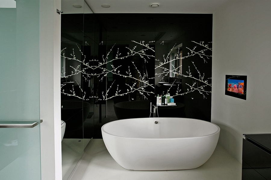 Дизайн интерьера ванной комнаты дома Millbrae Residence в Лондоне