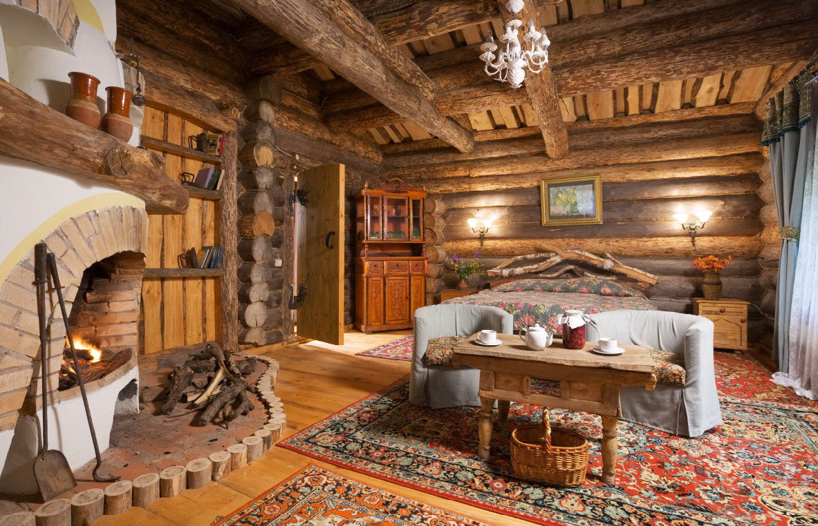 Дизайн интерьера спальни в этно стиле
