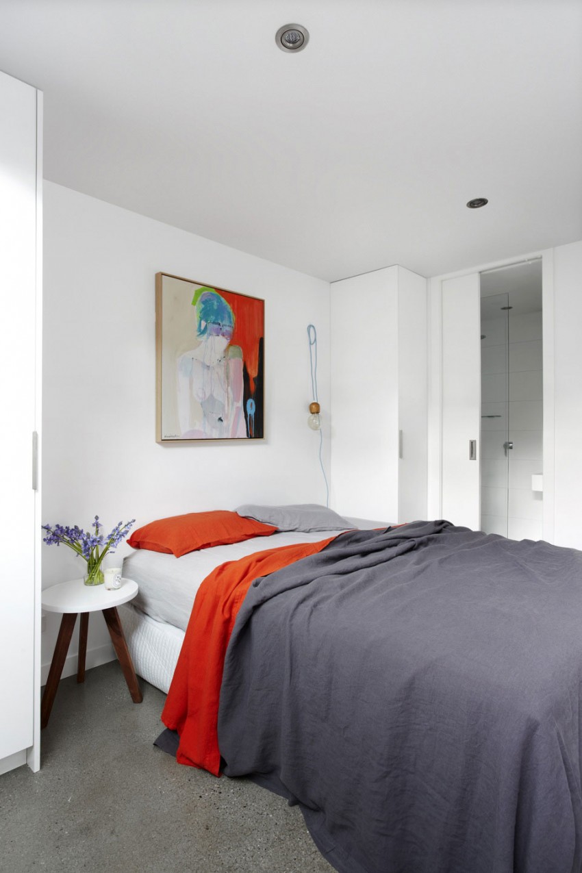 Дизайн интерьера спальной комнаты в коттедже Hunter Street