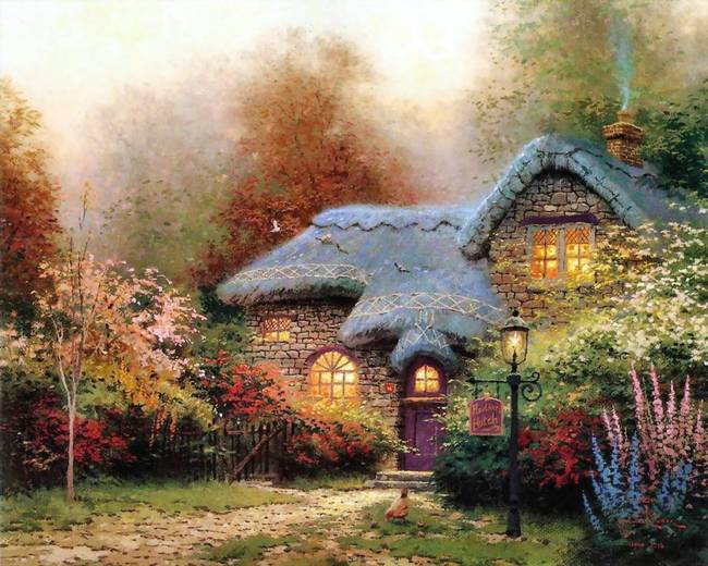 Маленький красный дом в Швеции: эскиз американского идеального дома