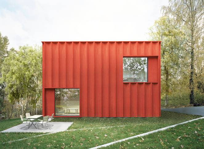 Маленький красный дом в Швеции