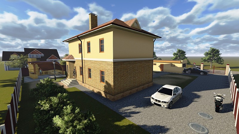 Визуализация жилого дома "Аллан-2"