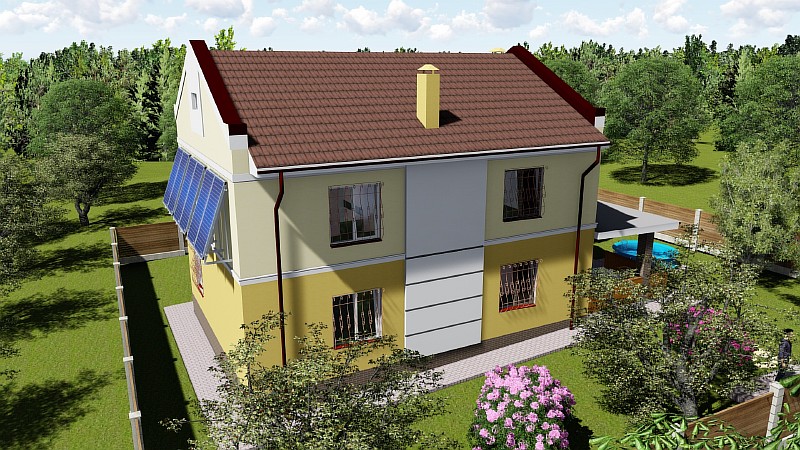 Двухэтажный жилой дом "Успешный" - проект