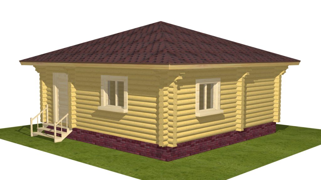 Проекты домов: простой одноэтажный домик