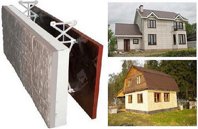 Строительство домов с применением несъемной опалубки и техноблоков