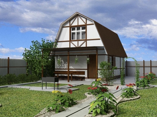 Проект крыши частного дома 1