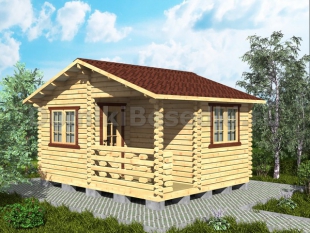 Гостевой деревянный домик 5 на 4 метра.
