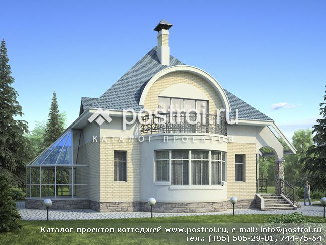 Дом с современной архитектурой № H-192-1K
