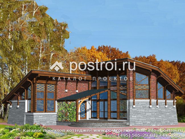 Проект кирпичного дома № S-094-1K