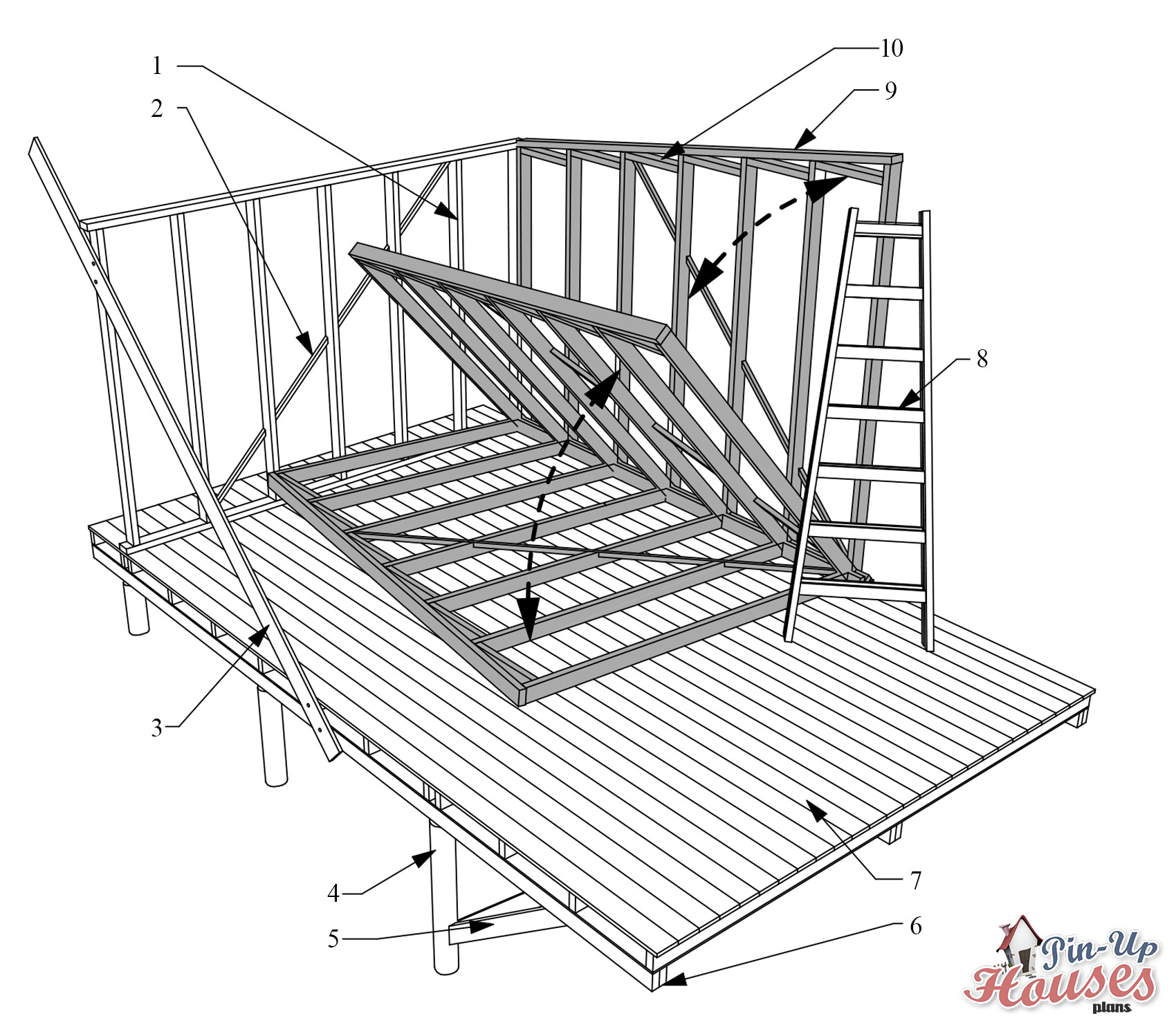 timber framework wall construction