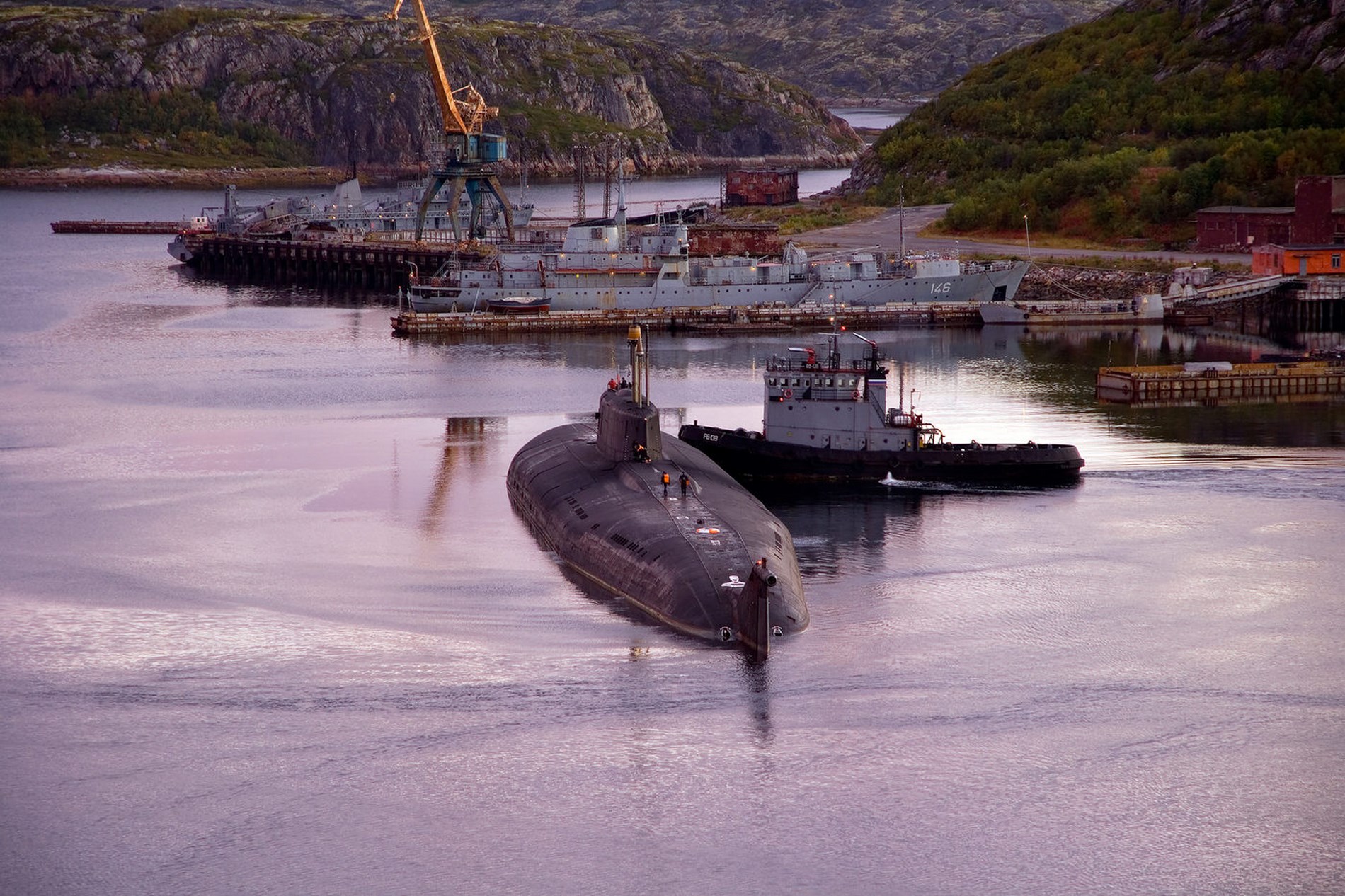 Лиинахамари база подводных лодок 42 бригада