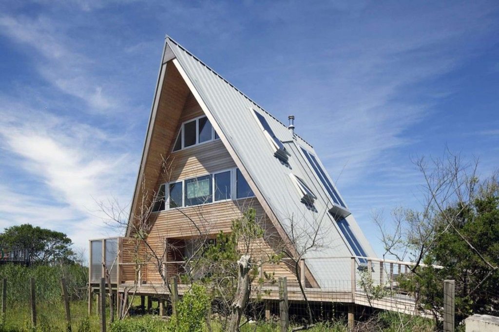 A-Frame-beach-house-exterior-overview