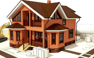 Особенности проектирования и строительства частных домов из кирпича. Сколько стоит одноэтажный кирпичный дом?