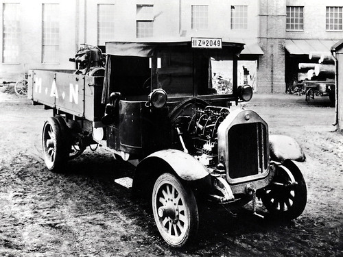 Дизельный грузовик MAN 1920-х годов