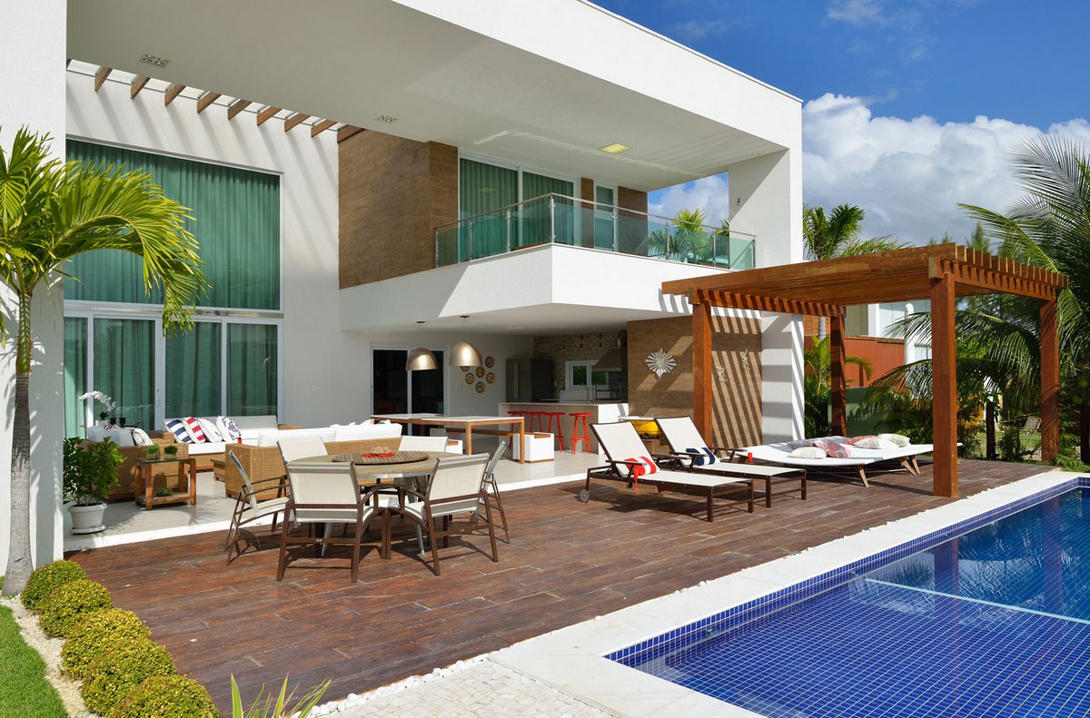 Pinheiro Martinez Arquitetura, пляжный дом, дом отдыха пляж, дом с бассейном фото, частный дом с бассейном, дизайн двухэтажного дома