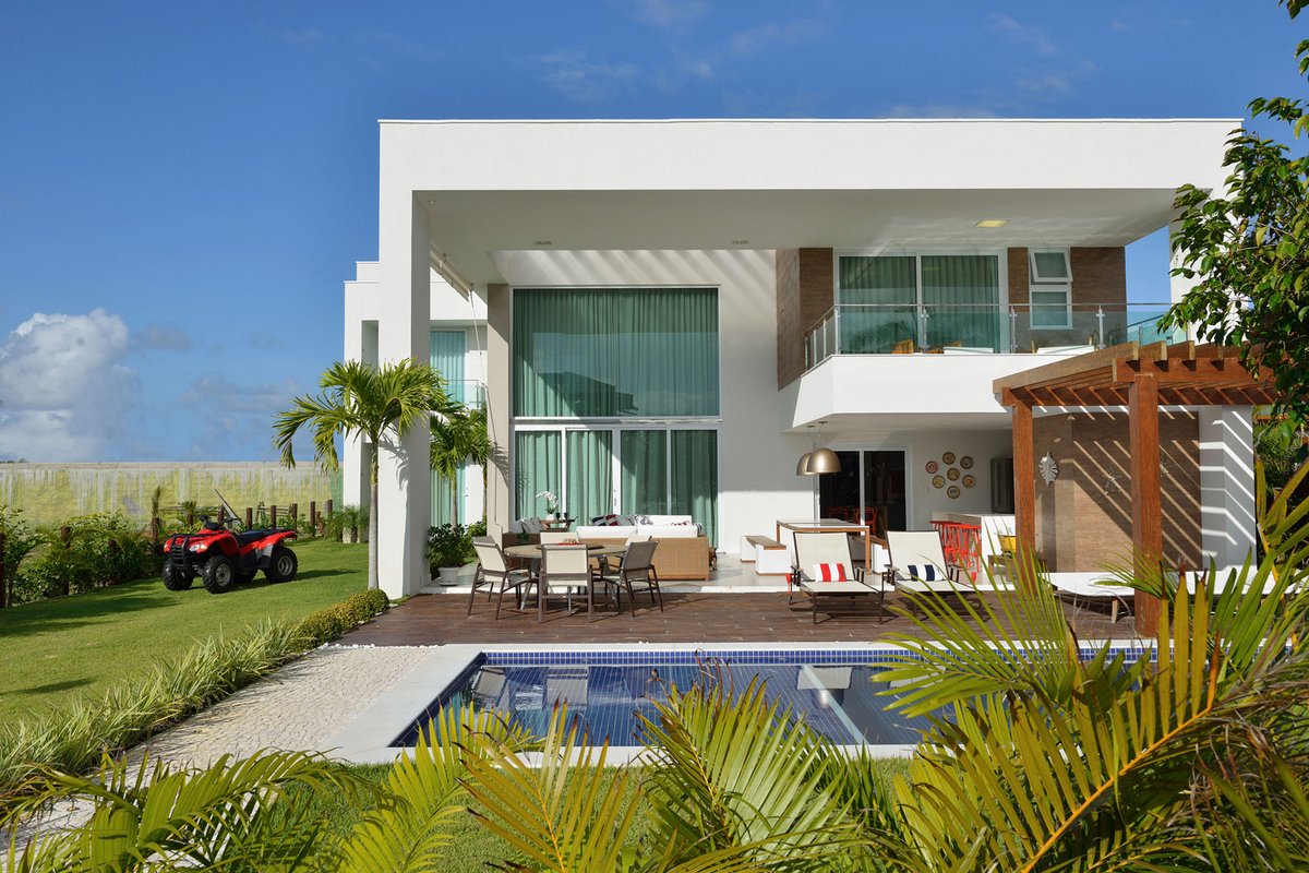 Pinheiro Martinez Arquitetura, пляжный дом, дом отдыха пляж, дом с бассейном фото, частный дом с бассейном, дизайн двухэтажного дома