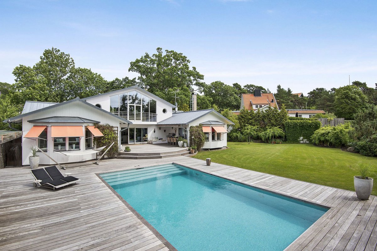 Элитная недвижимость в Саро, элитная недвижимость в Швеции, купить дом в Швеции, обзор частного дом в Швеции, частный дом с бассейном Швеция