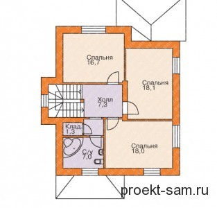 планировка двухэтажного кирпичного дома