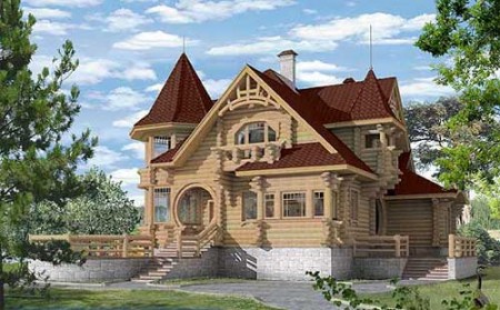 проект деревянного дома до 250 кв. м.