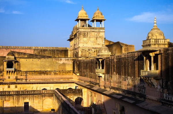 Дворец Янтарный Форт вблизи Джайпура, Раджастхан, Индия — стоковое фото