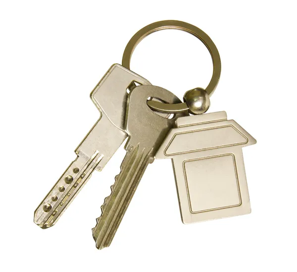 Дом ключей и связка ключей — стоковое фото