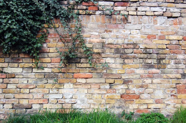 Деталь кирпичной стены — стоковое фото