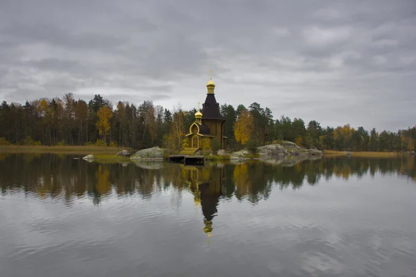 Осенний пейзаж, Россия — стоковое фото