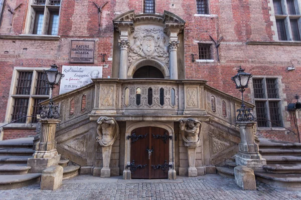 Старое здание в Гданьск Польша — стоковое фото