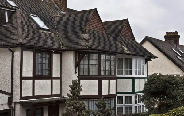 Английский стиль домов в Лондоне — стоковое фото