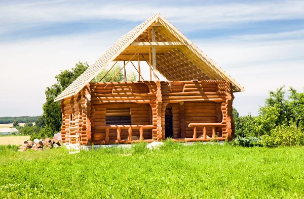 Деревянный дом — стоковое фото