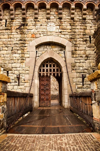 Подъемный мост, замок двери — стоковое фото