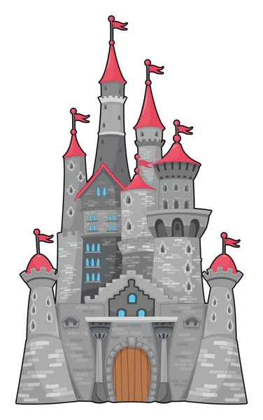 Средневековья и фантазии замок — стоковый вектор