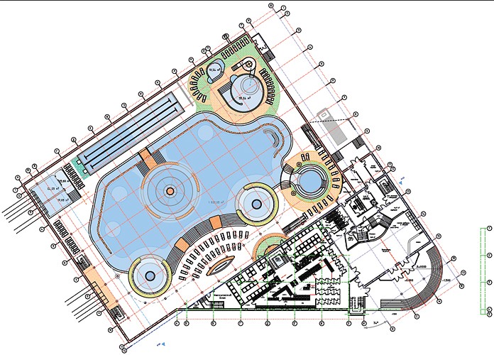 План бассейна проект