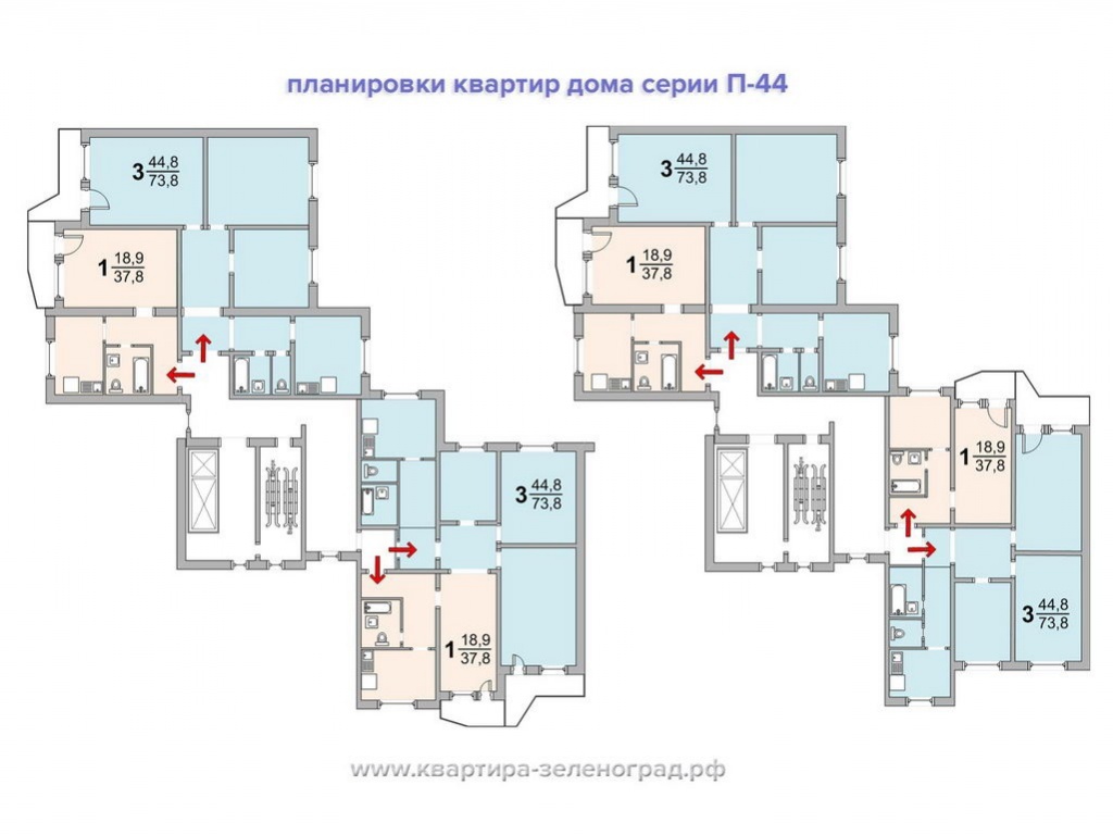 Серия п 44 планировки: Серия П-44 планировка с размерами — SkAlice.ru | Всё  о ремонте и дизайне интерьера